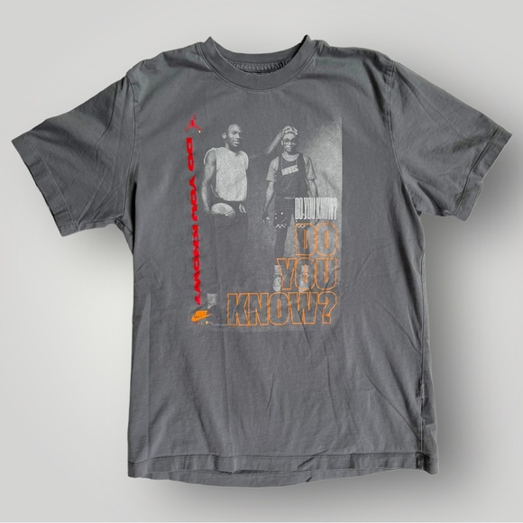 Nike Air Jordan “Do You Know?” Gray T-shirt - Picture 7 of 7